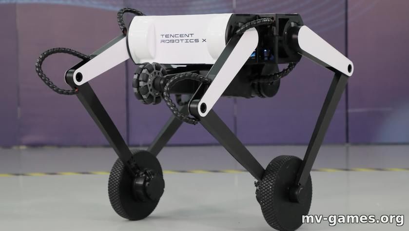 Tencent показала робота-акробата на двух колёсах, который может прыгать и делать сальто
