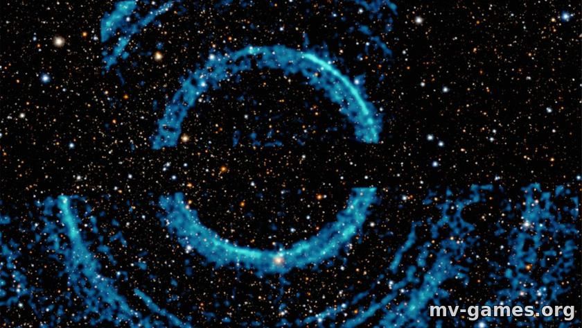 NASA сделала снимки массивных колец вокруг далекой черной дыры