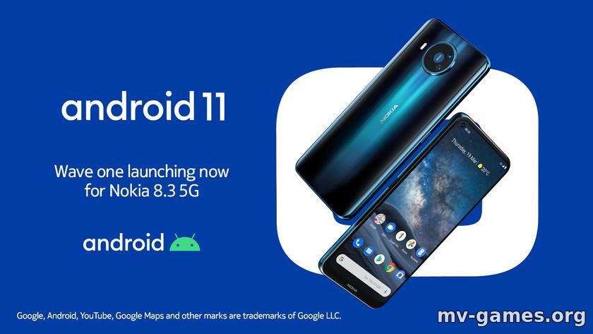 HMD Global, наконец-то, выпустила стабильную версию Android 11 для Nokia 8.3 5G