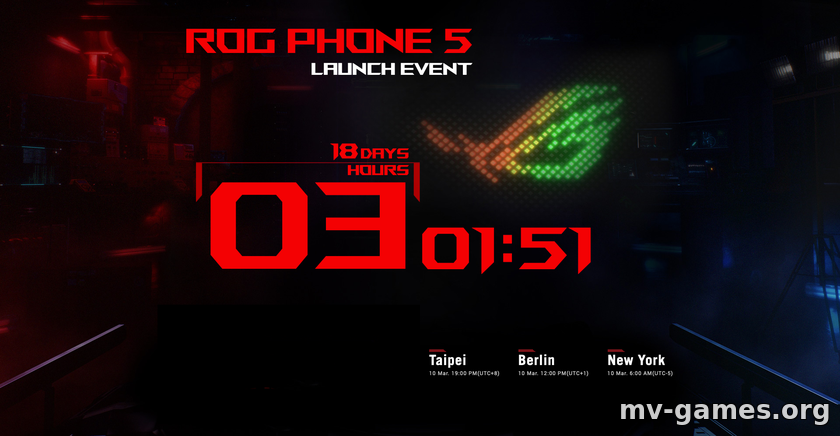 Официально: игровой смартфон ASUS ROG Phone 5 представят 10 марта