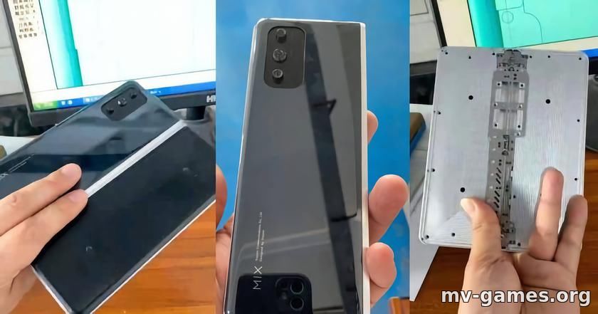 Прототип складного смартфона Xiaomi Mi MIX c дизайном, как у Galaxy Z Fold 2 появился на «живых» фотографиях